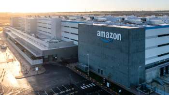 An Amazon warehouse.