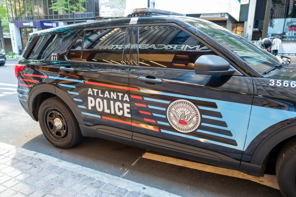 An Atlanta Police vehicle.