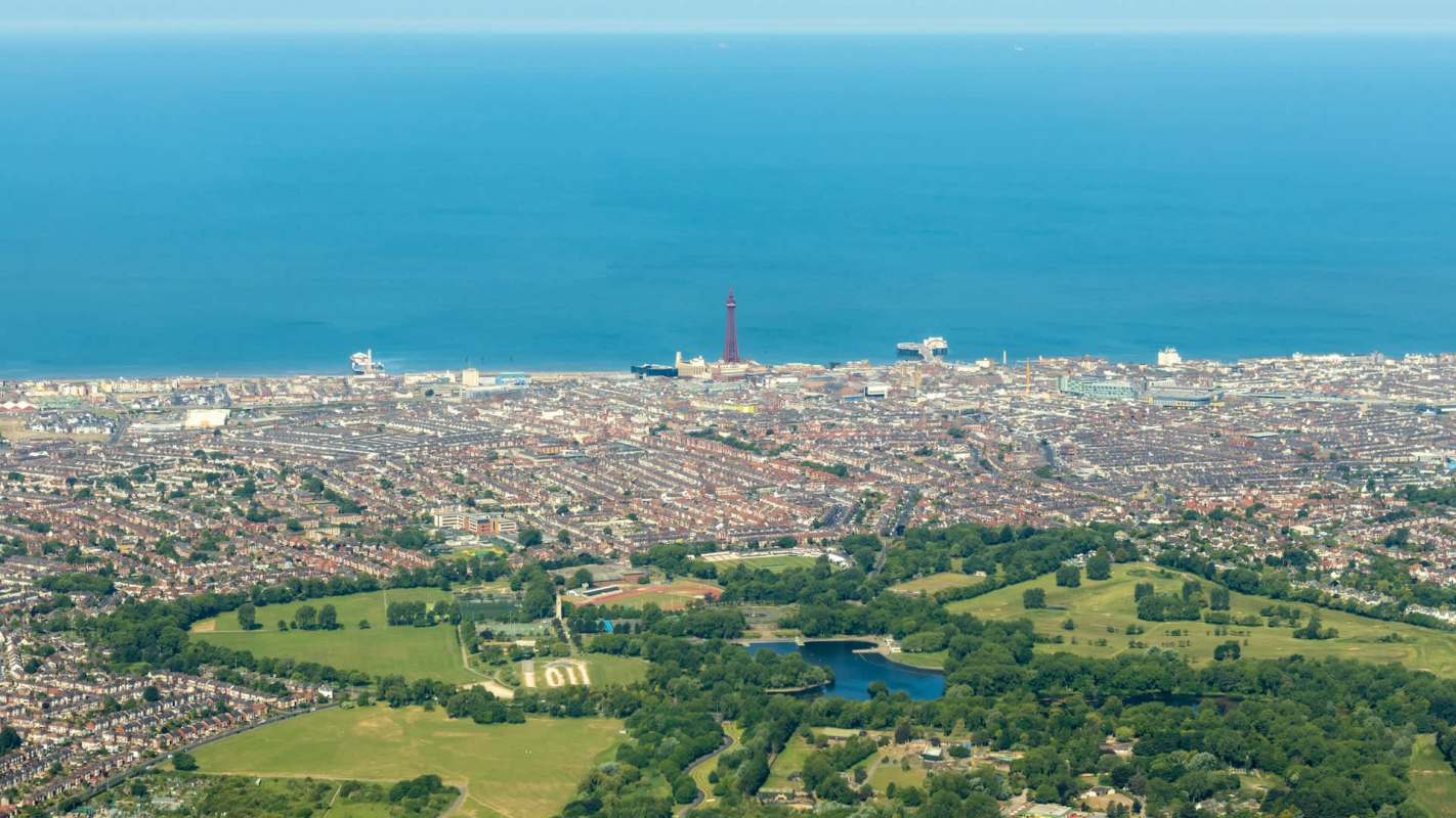 A coastal city.