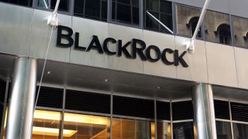The exterior of a building with the sign "BlackRock" prominently displayed.