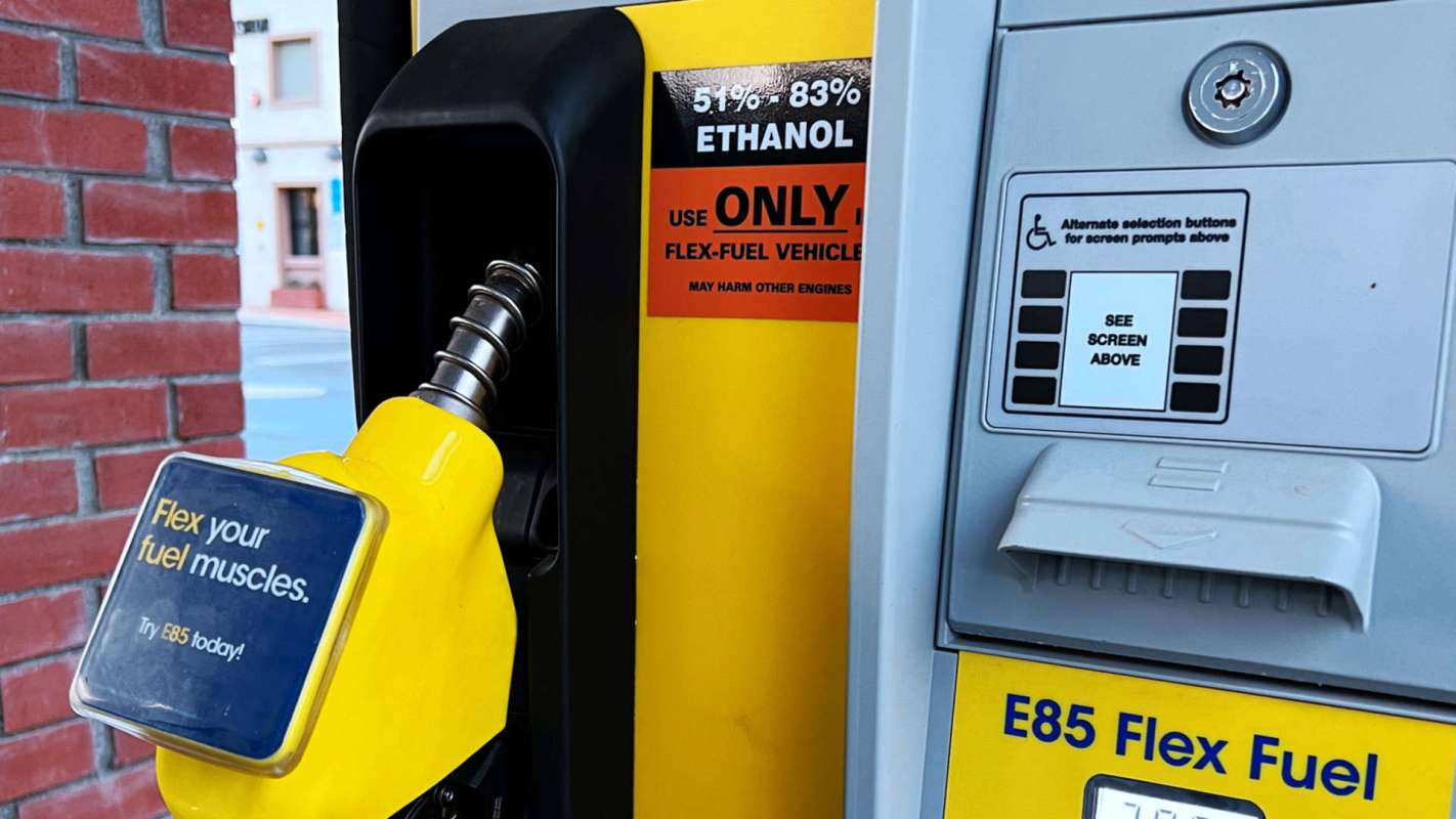 An E85 flex fuel pump.