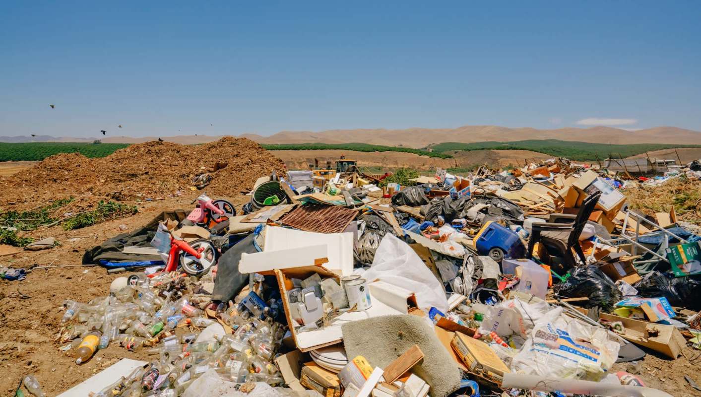 A pile of trash.