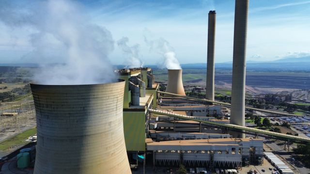A coal plant.