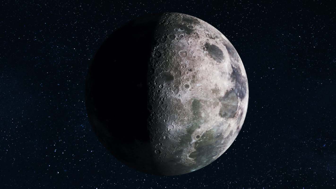 The moon.