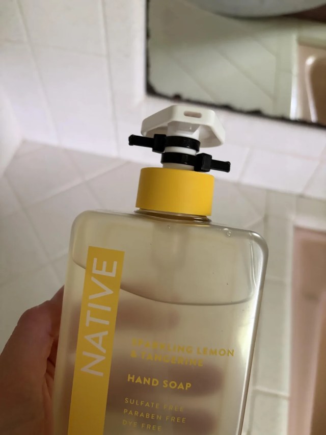 Hand soap.