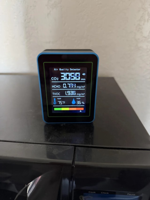 An indoor air quality detector.
