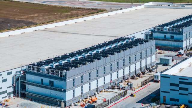 An industrial facility.