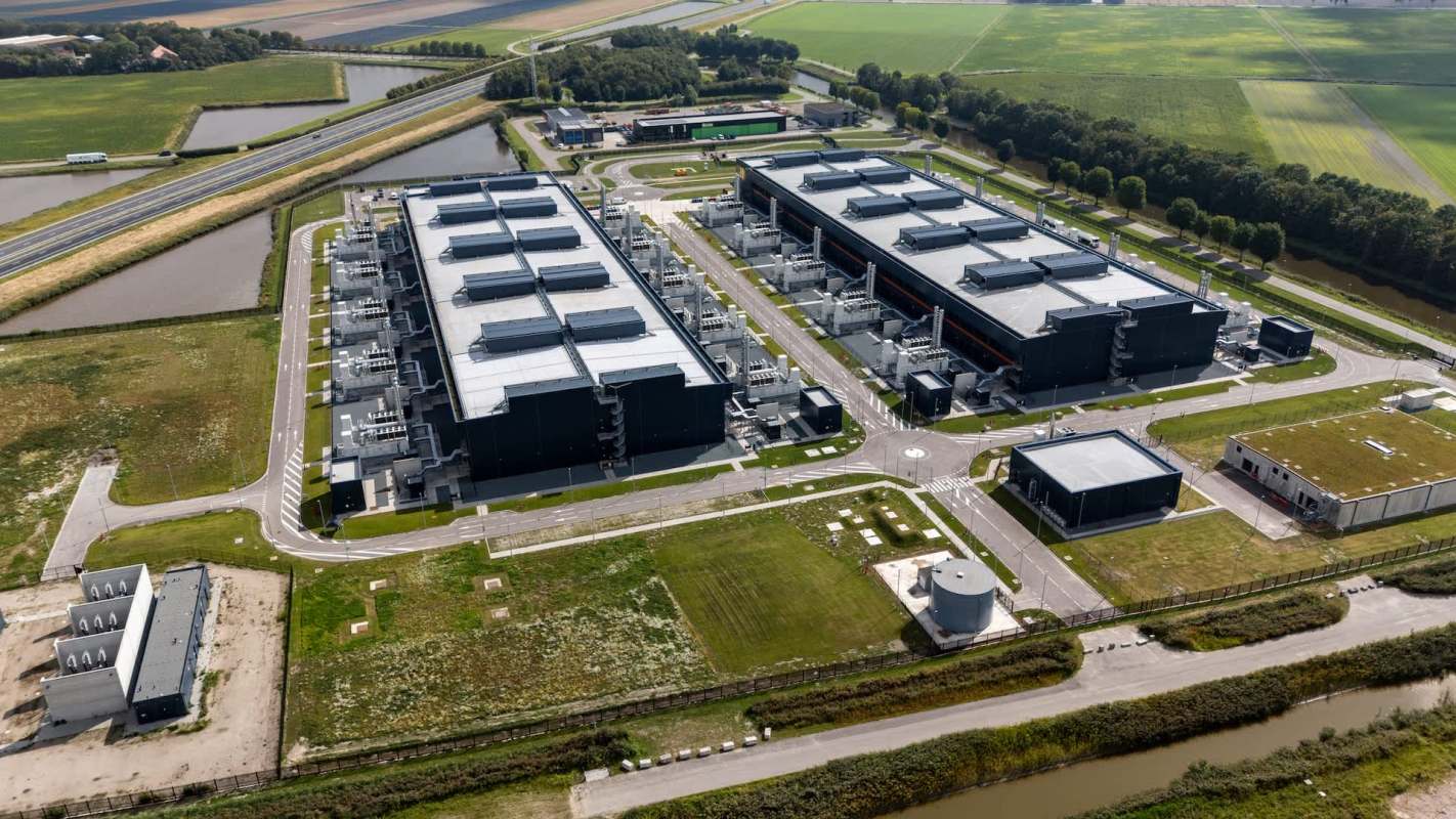 An industrial campus.