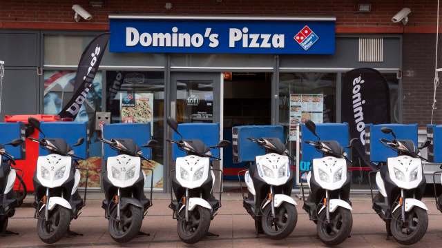 A Domino's restaurant.