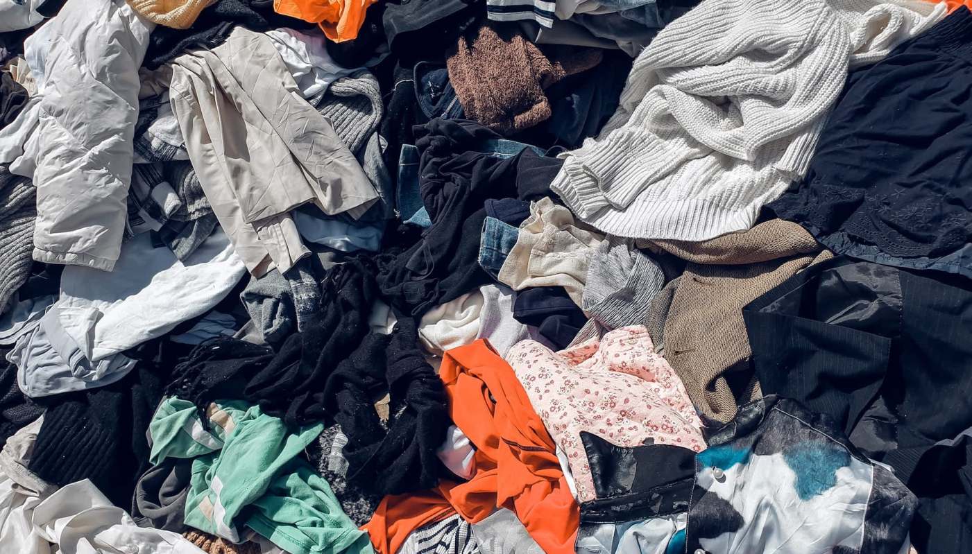 A pile of clothes.