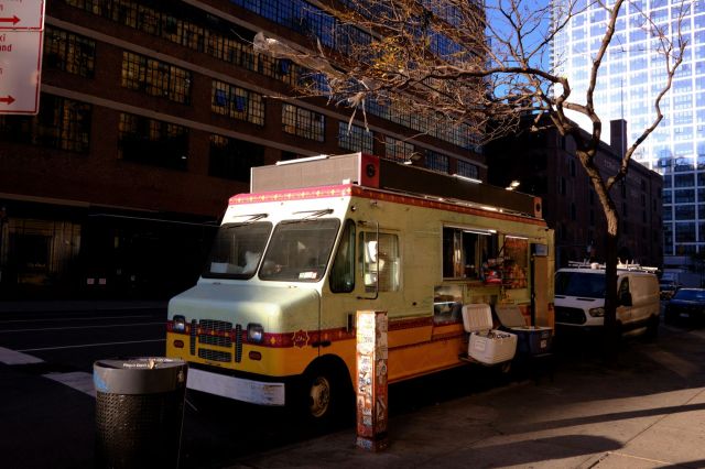 A food truck.