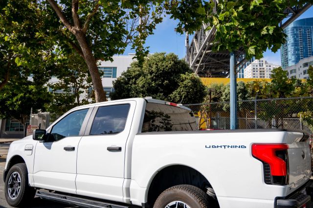 A Ford F150 Lightning.