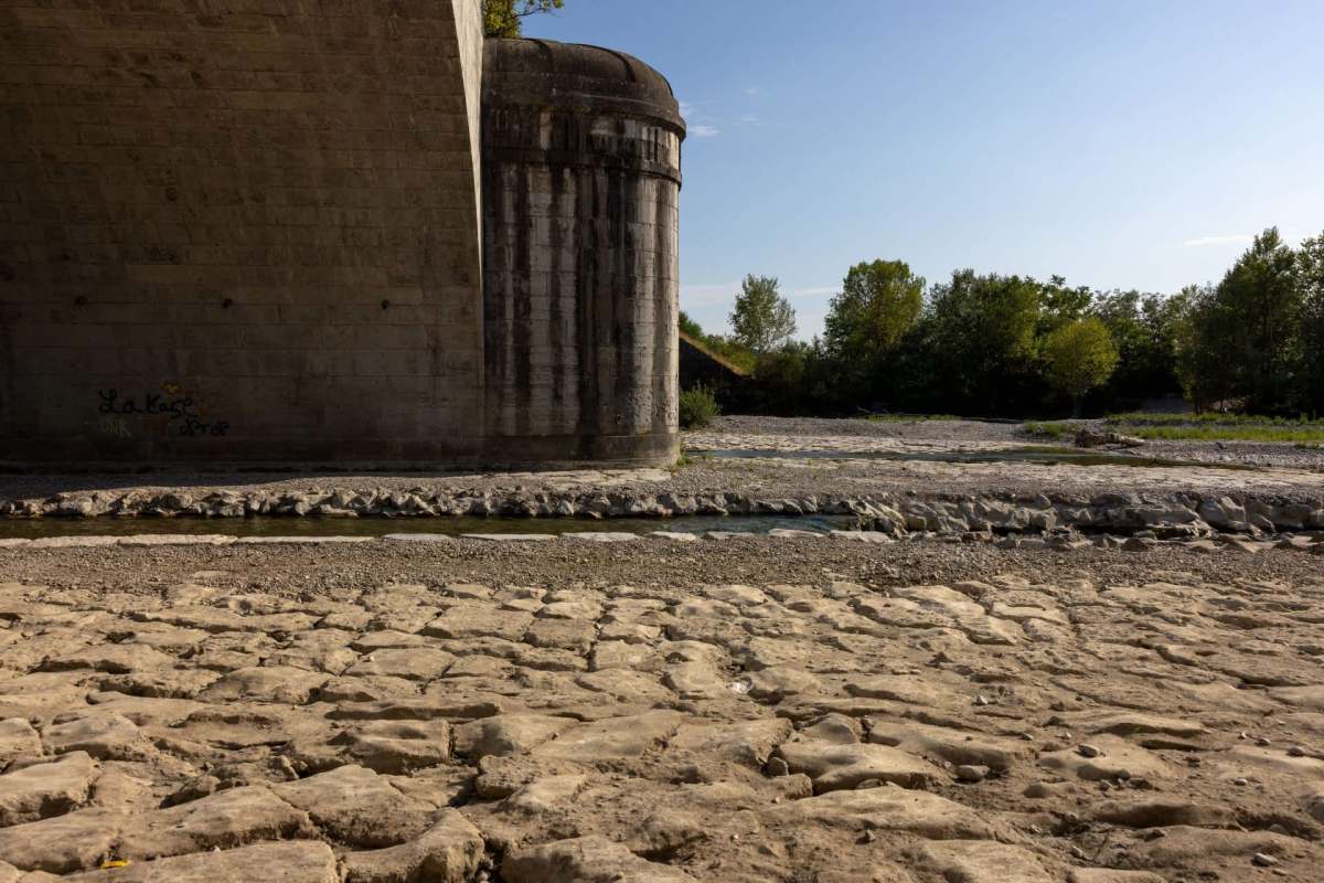 dry creek bed in France