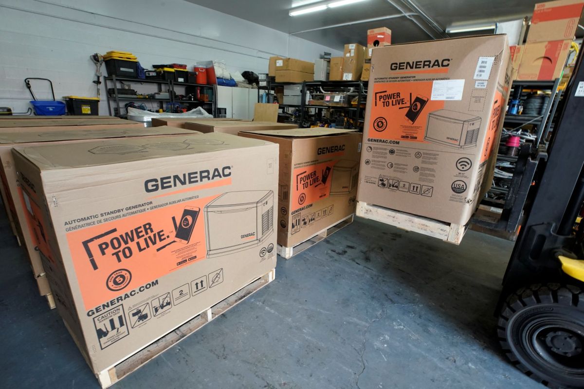 Generac generator boxes.