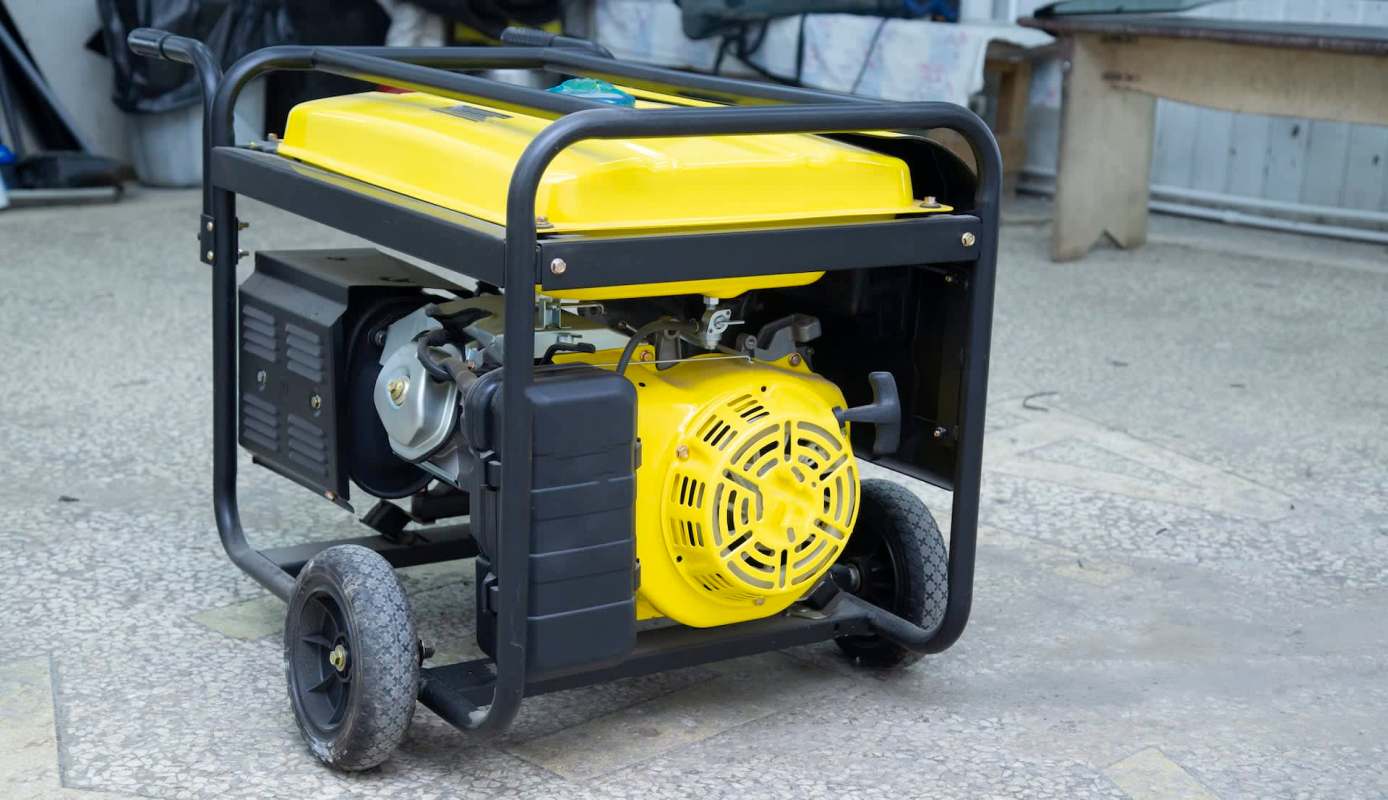 A portable gas generator.