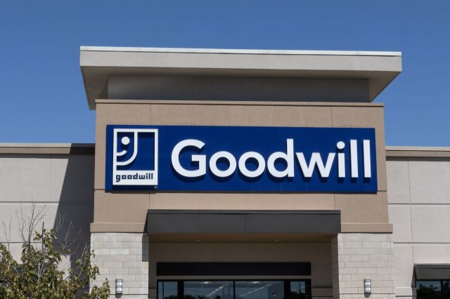 A Goodwill storefront.