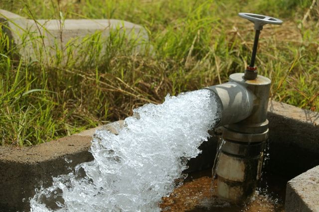 A groundwater pipe.