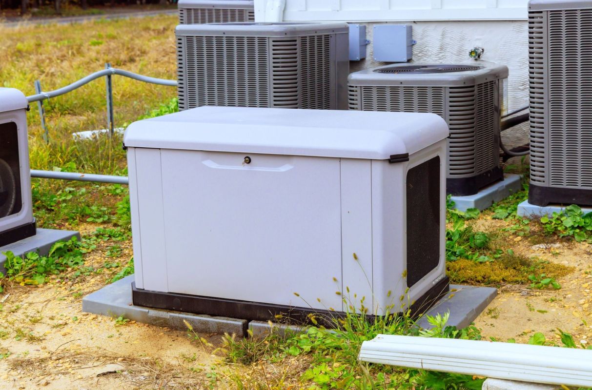 A home generator.
