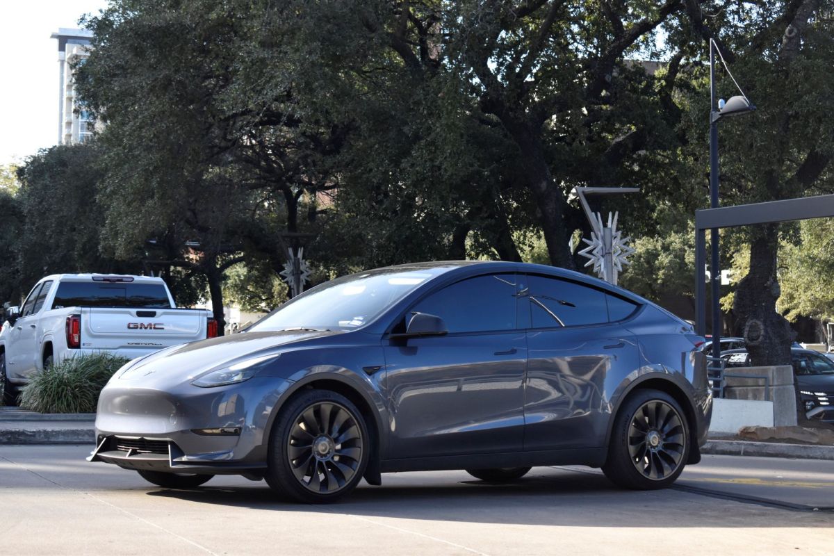 A Tesla in Houston.
