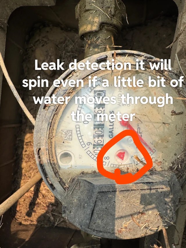 A water meter gauge. 