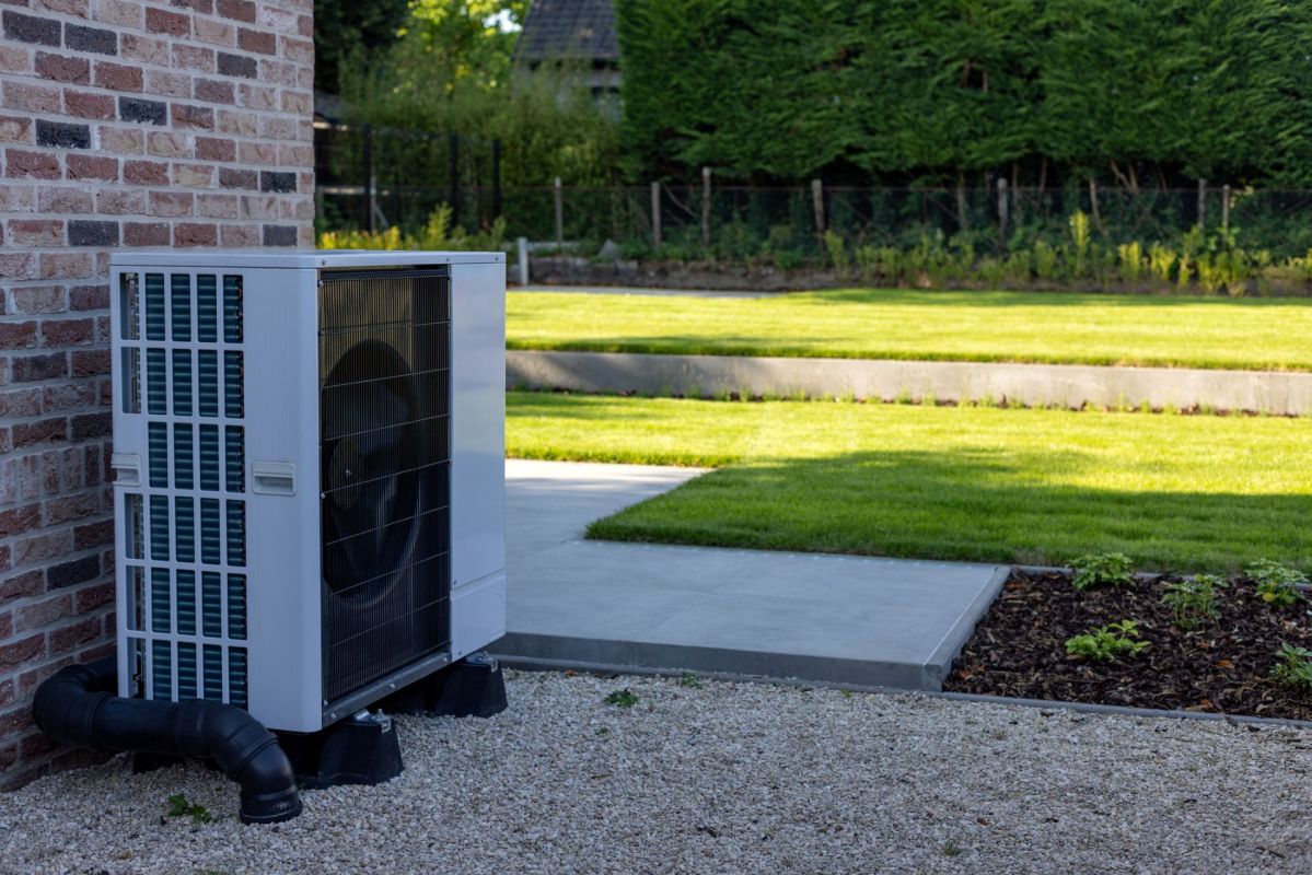 A heat pump.