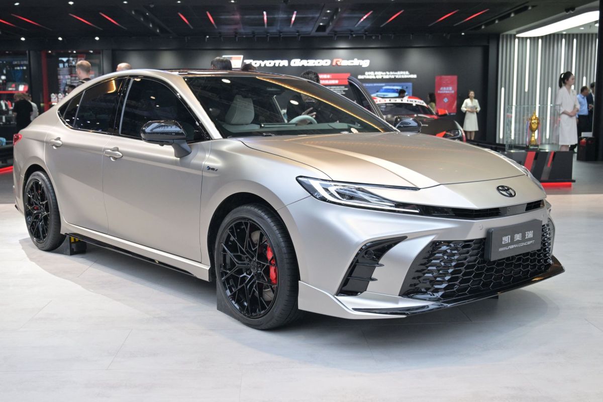 A hybrid Toyota Camry.