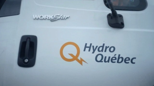 A Hydro-Québec vehicle.