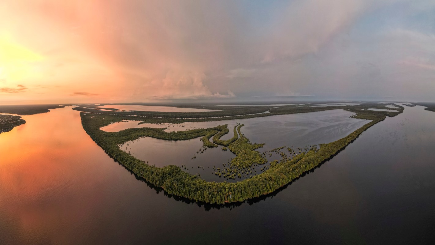 Brazil's Amazon River basin.