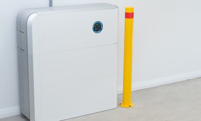 A home battery storage unit.