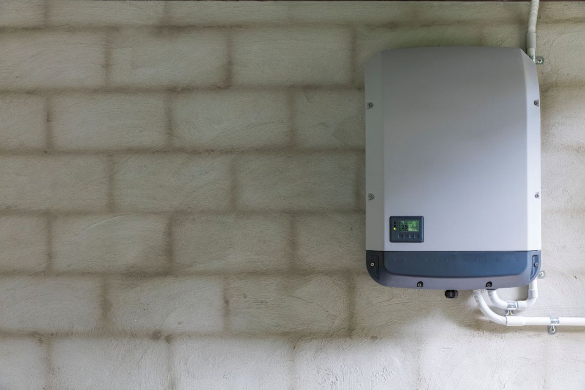 A solar power inverter box.