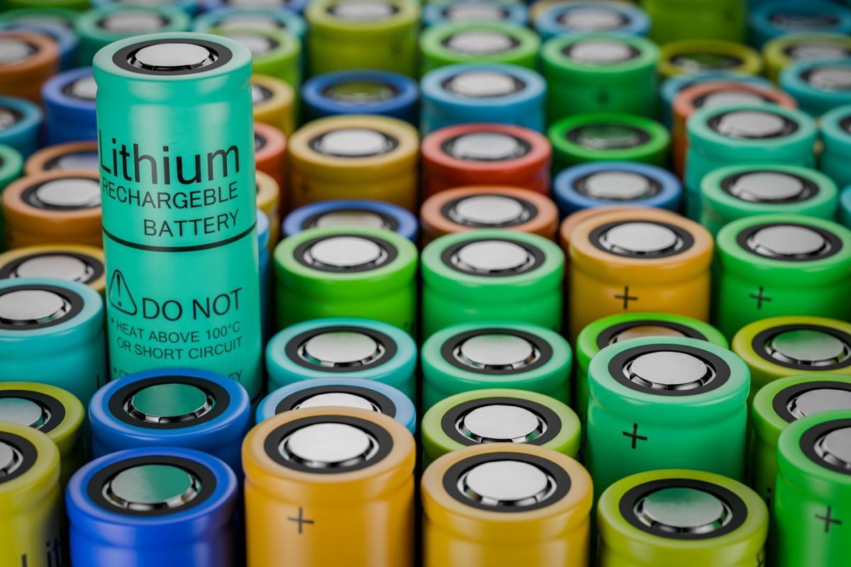 Lithium-ion batteries.