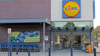 A Lidl supermarket.