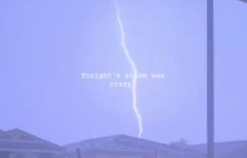 A lightning bolt.