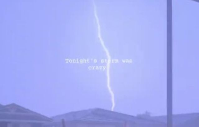 A lightning bolt.
