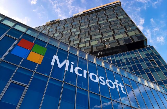 A Microsoft building.