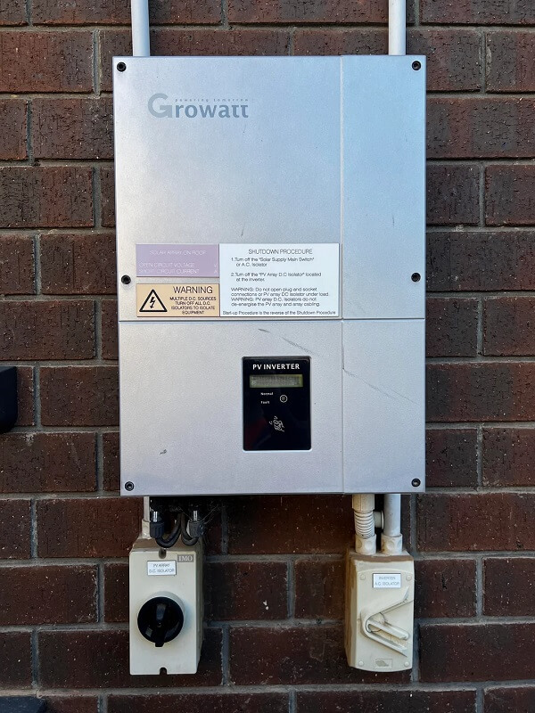 A PV inverter. 