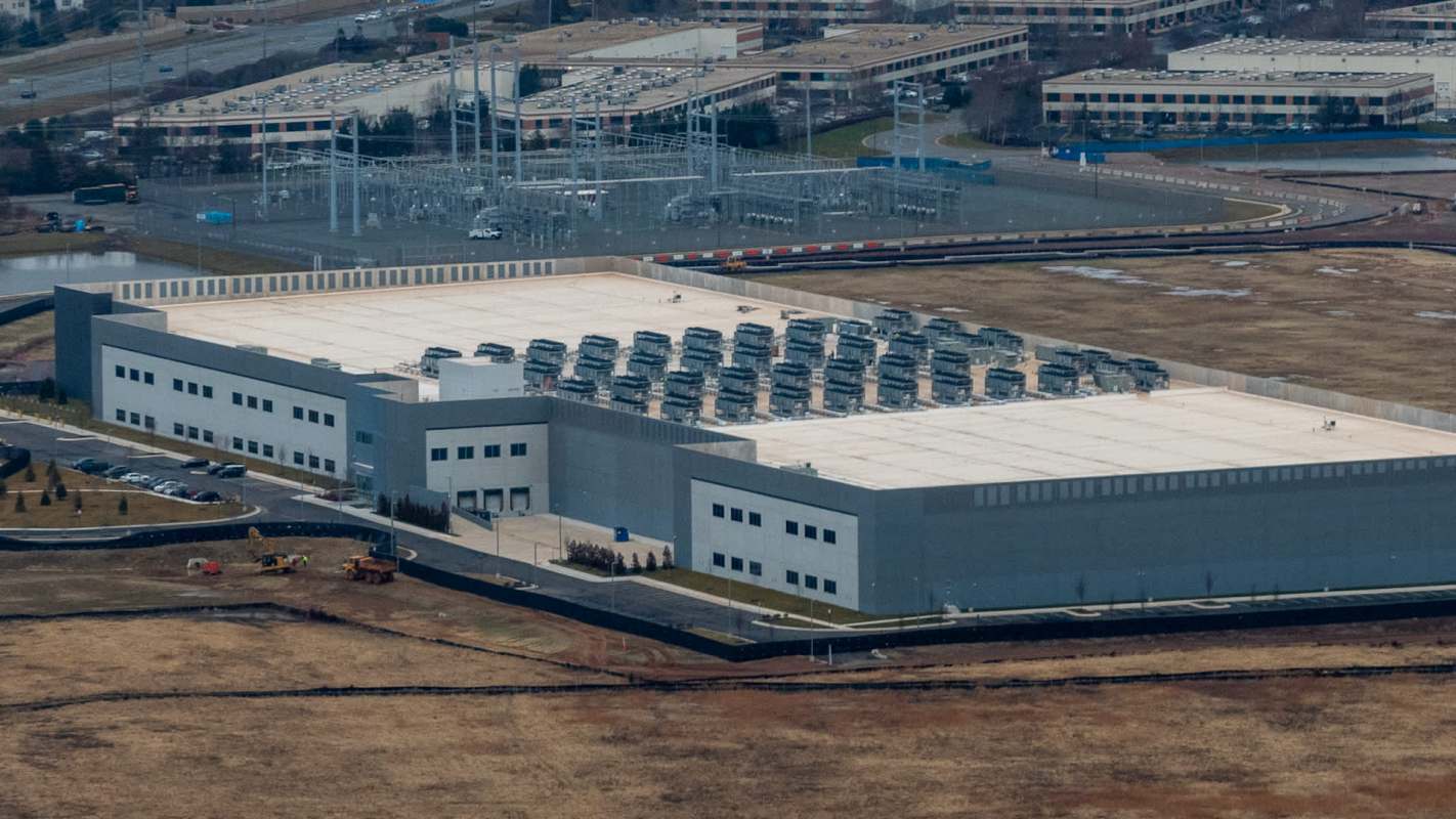 An industrial facility.