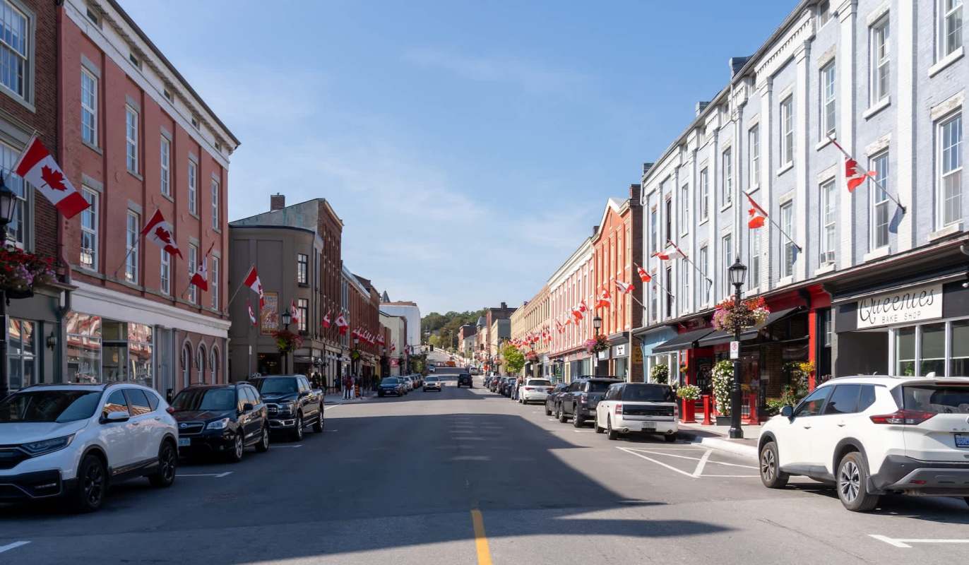 The Heritage Business District of Port Hope, Ontario, Canada.