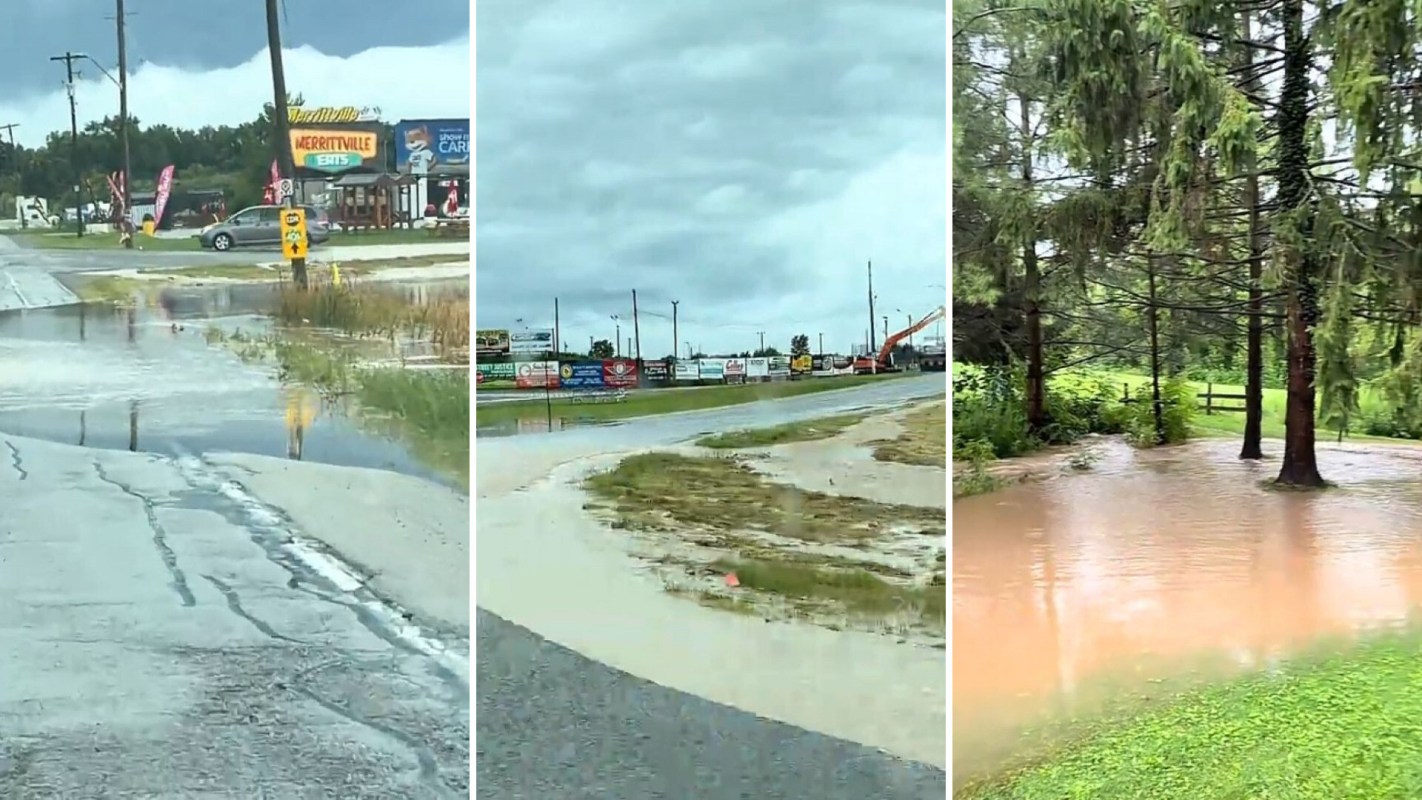 A person showing flooding.