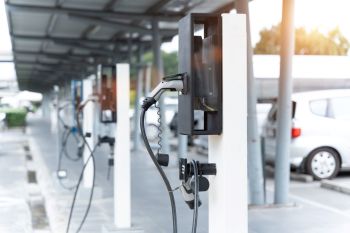 An EV charger.