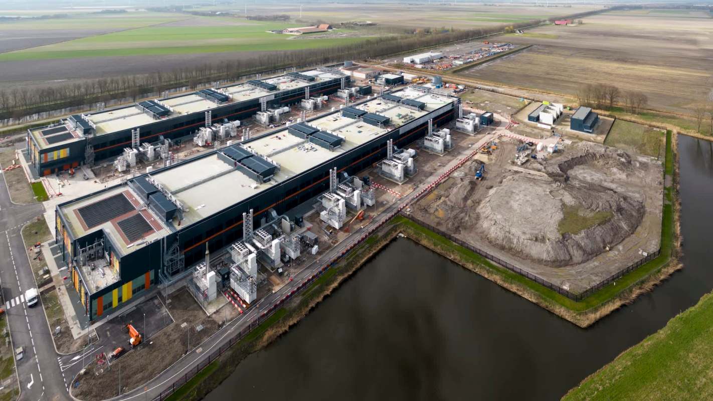 An industrial facility.