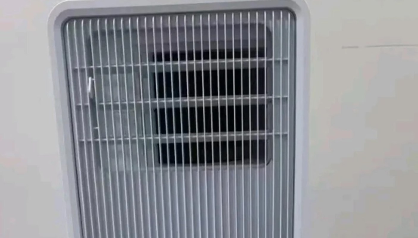 An HVAC unit.