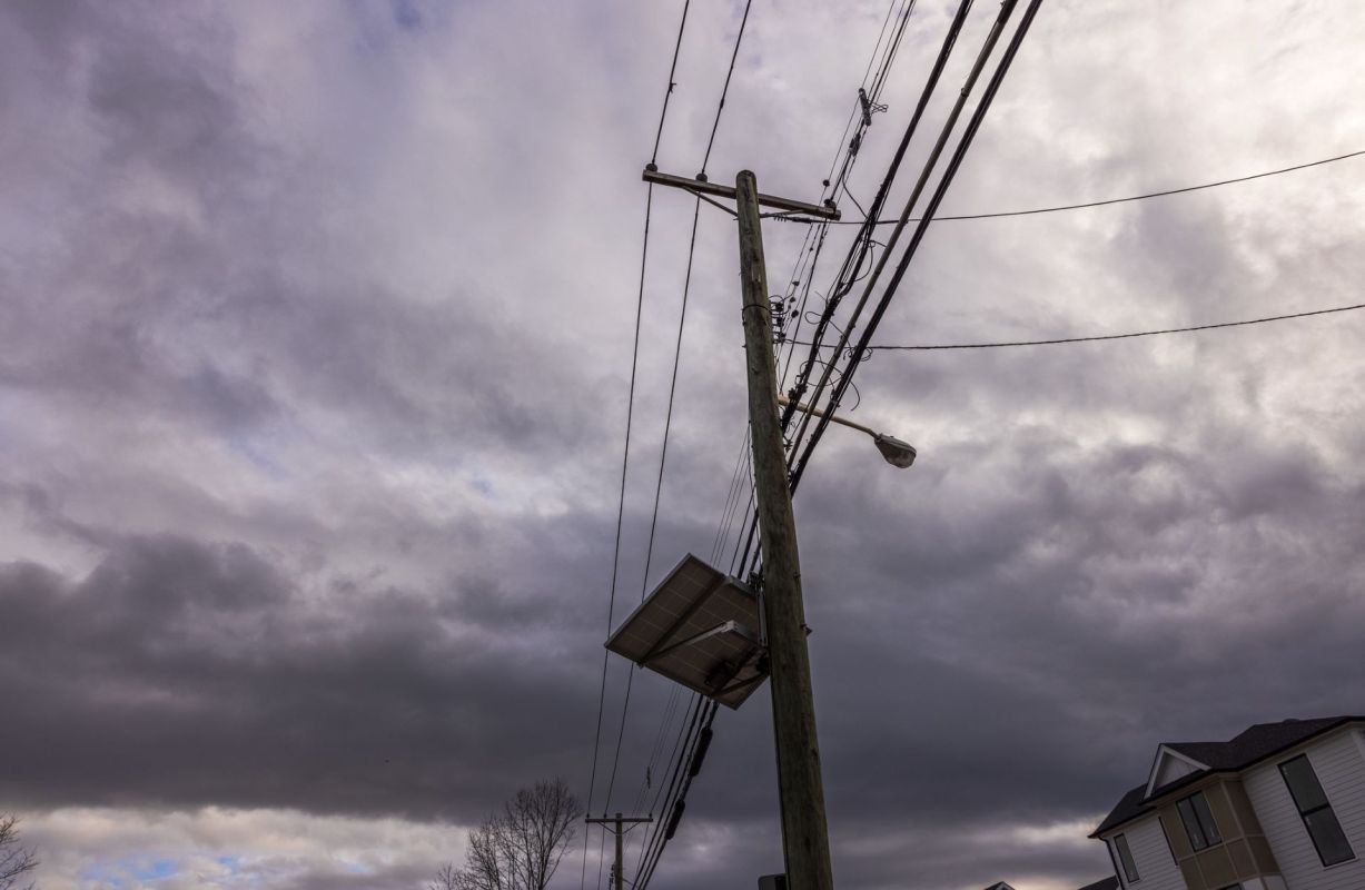 Power lines in New Jersey.