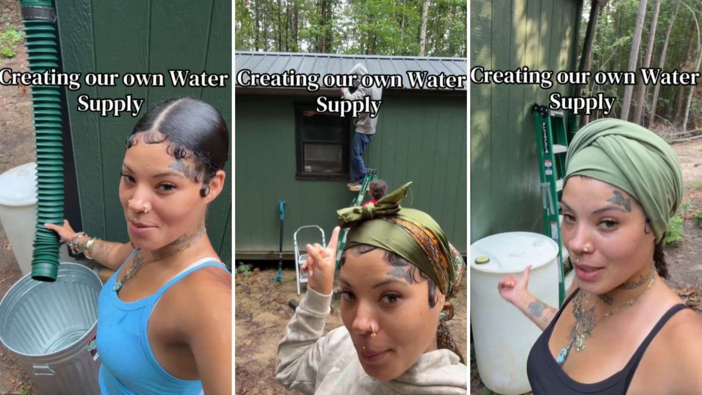 A woman talks about creating a system for a water supply.