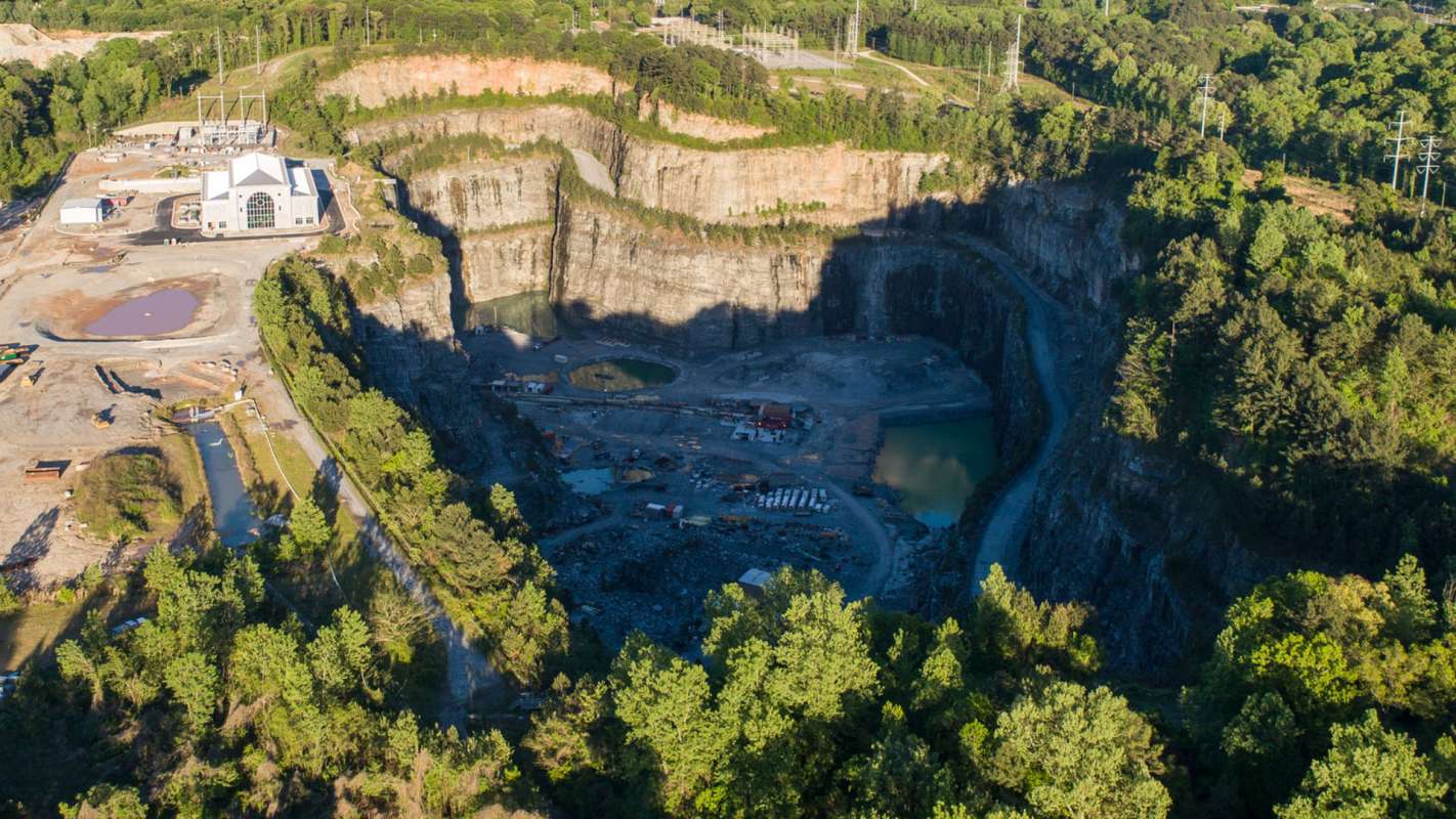 A quarry.