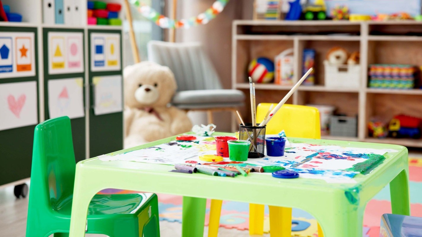 A kindergarten classroom.