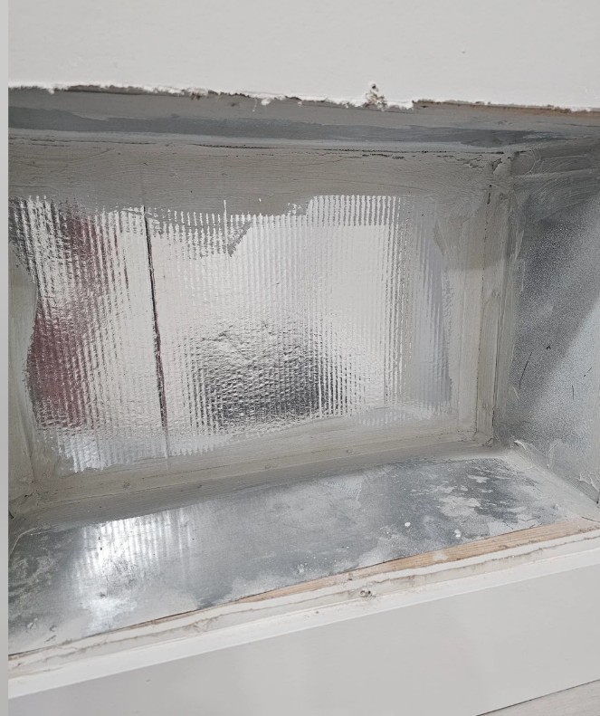 A sealed vent.