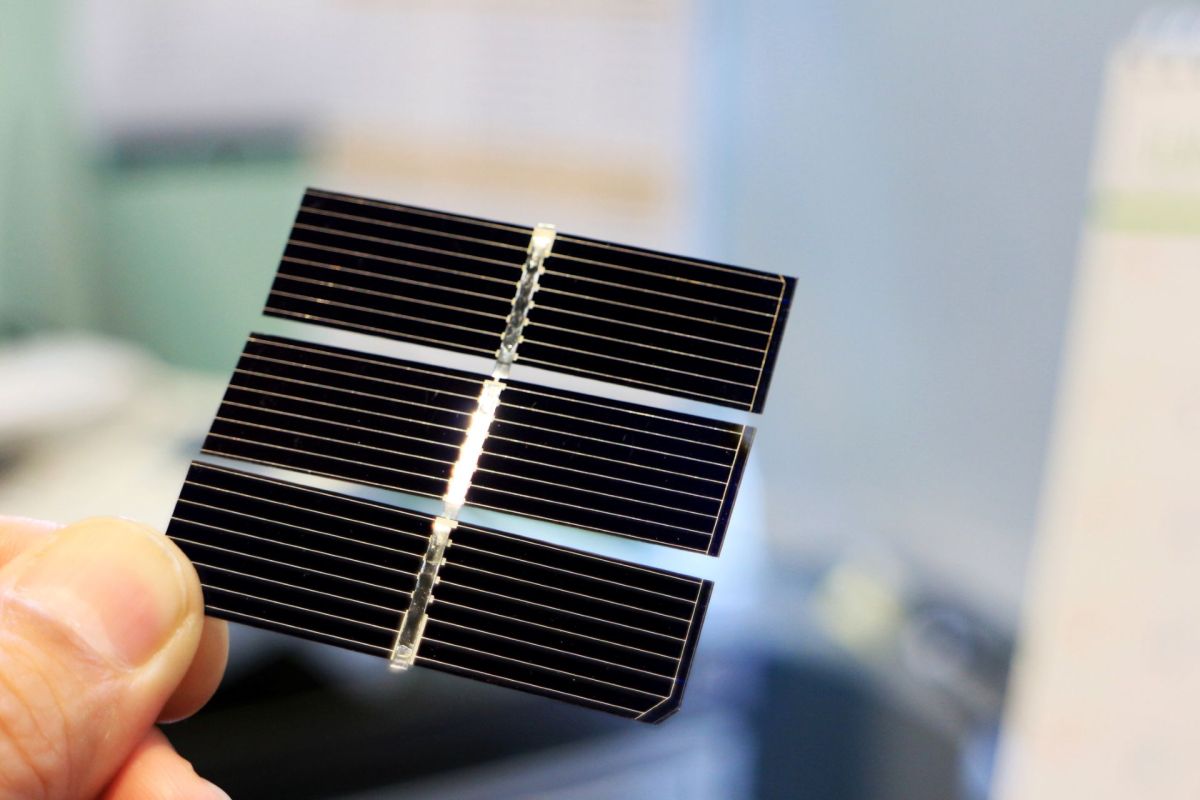 A solar cell.