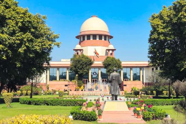 The Supreme Court of India building.