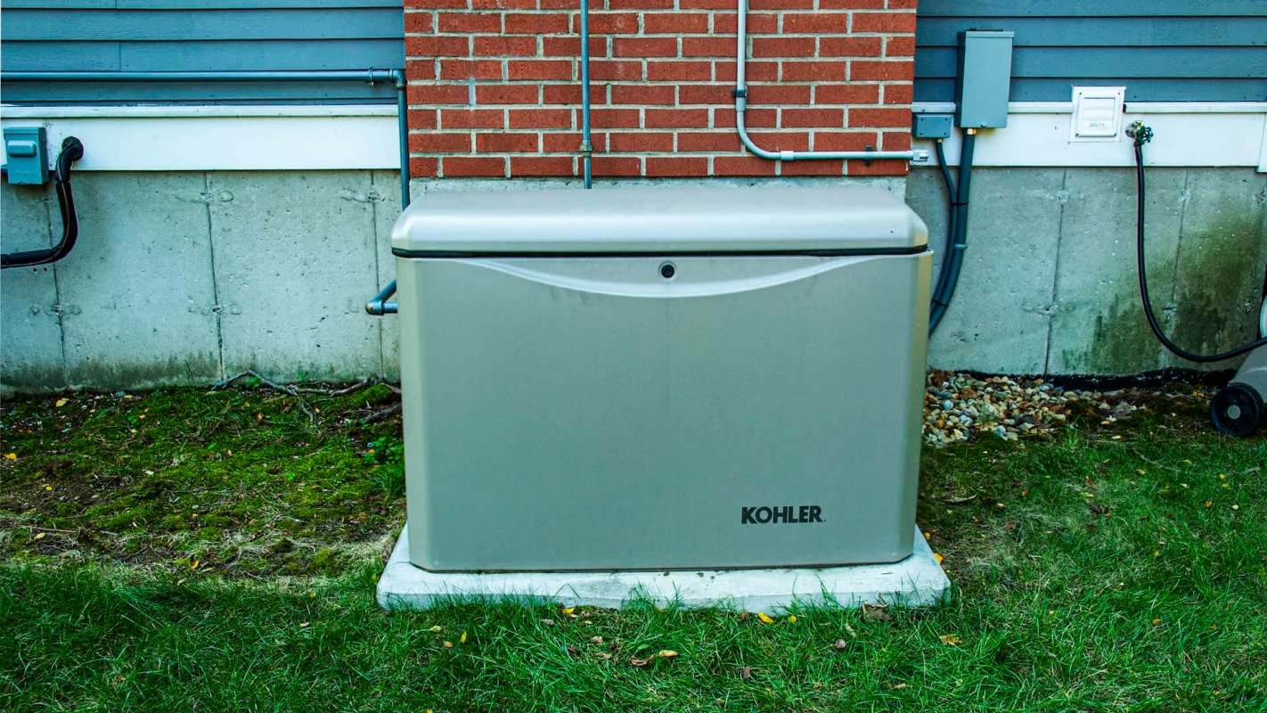 A Kohler generator.